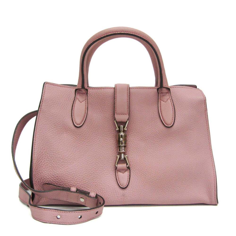Gucci New Jackie 365460 Women's Leather Handbag,Shoulder Bag Dusty Pink
